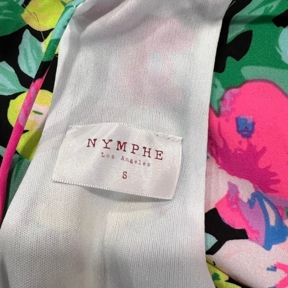 Nymphé Los Angeles Bright Colored Summer Racerback Mini Dress - Picture 9 of 9